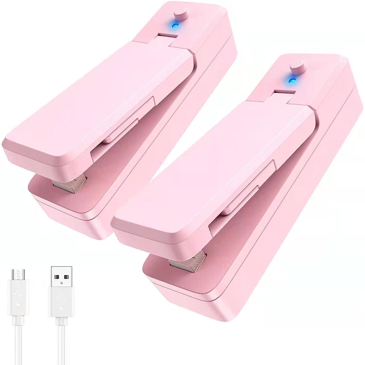Mini Sellador de Bolsas 2 en 1 Recargable con Cortador